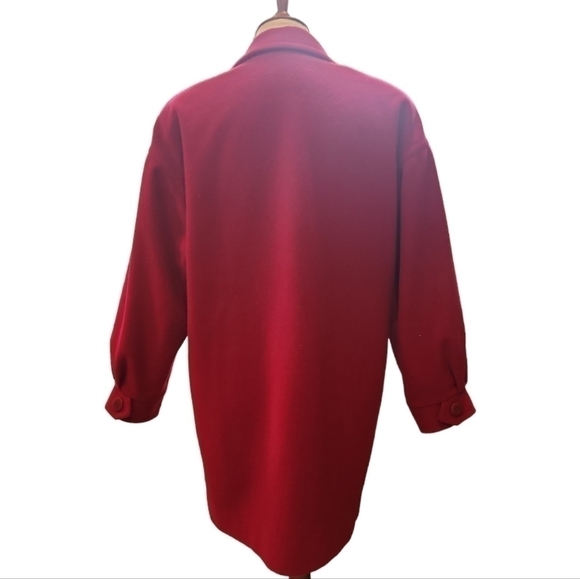 Pendleton Car Coat Red Wool - Picture 3 of 11